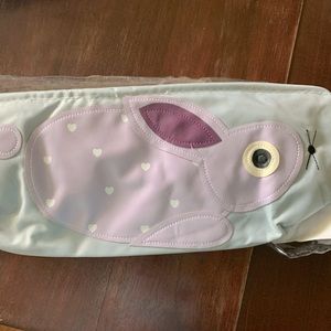 NWT Lavender and Gray Rabbit Baby Stroller Organizer